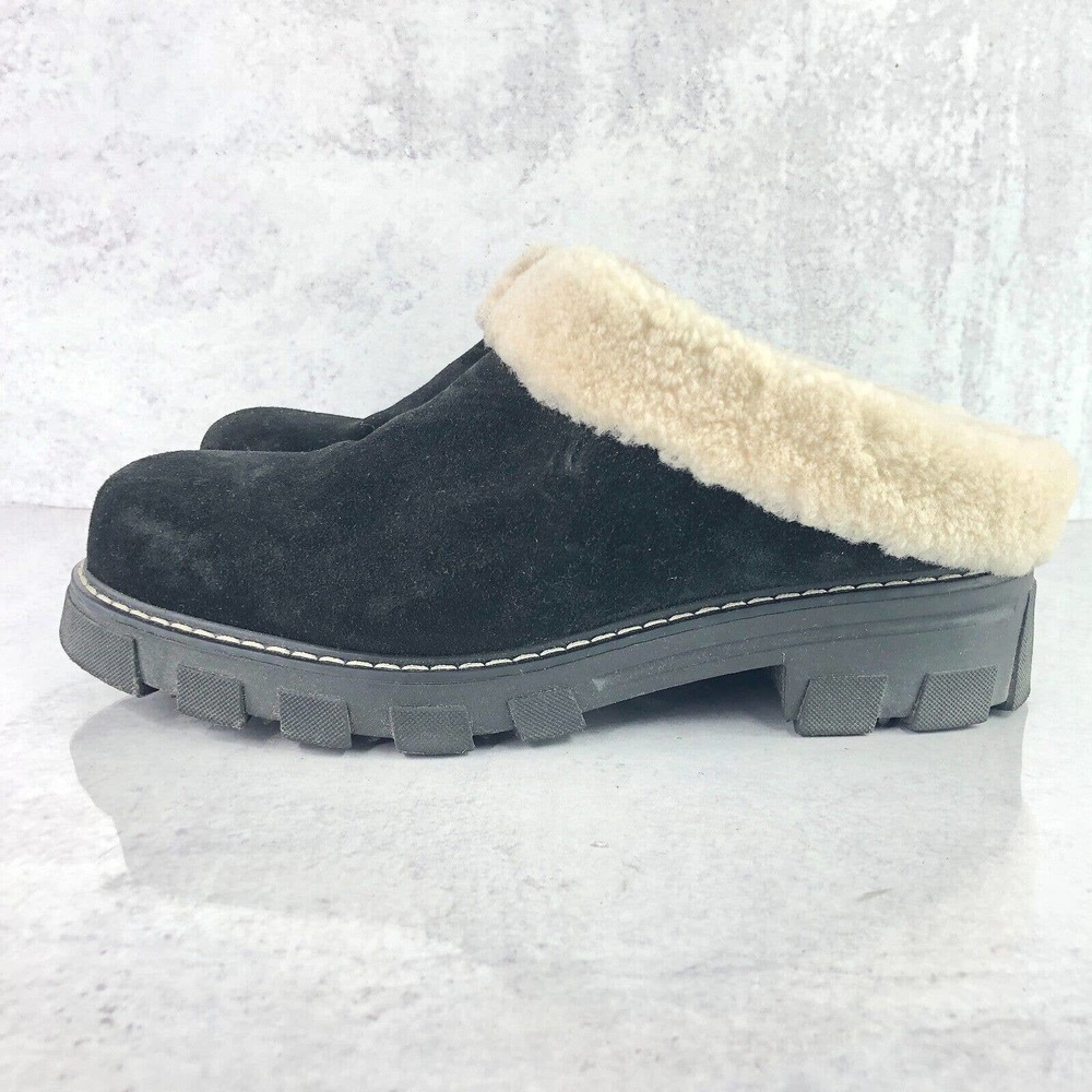 La Canadienne Always Women's 8.5 Shoes Waterproof Genuine Shearling Lined Clogs